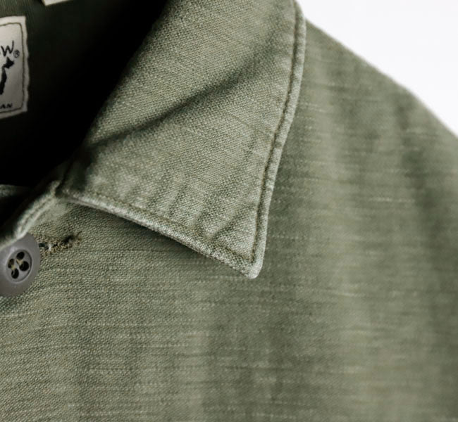 orSlow US ARMY FATIGUE SHIRT GREEN USED
