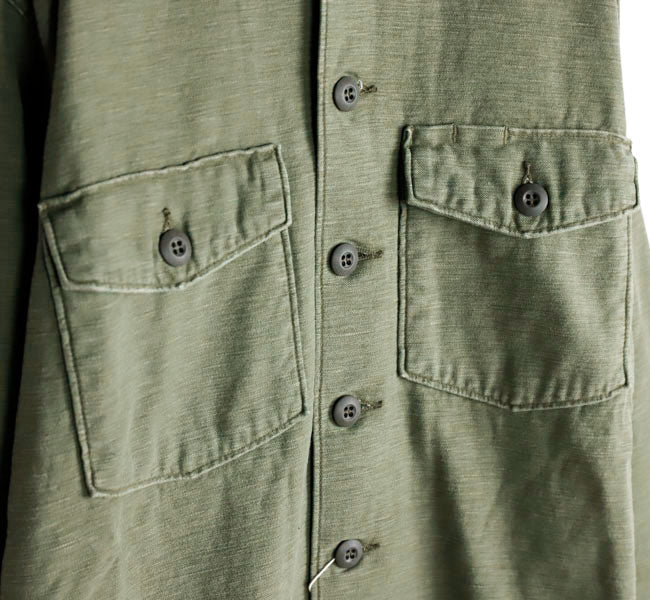 orSlow US ARMY FATIGUE SHIRT GREEN USED
