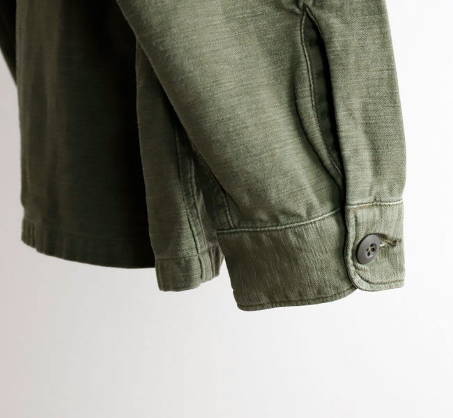 orSlow US ARMY FATIGUE SHIRT GREEN USED