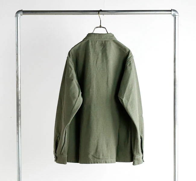 orSlow US ARMY FATIGUE SHIRT GREEN USED