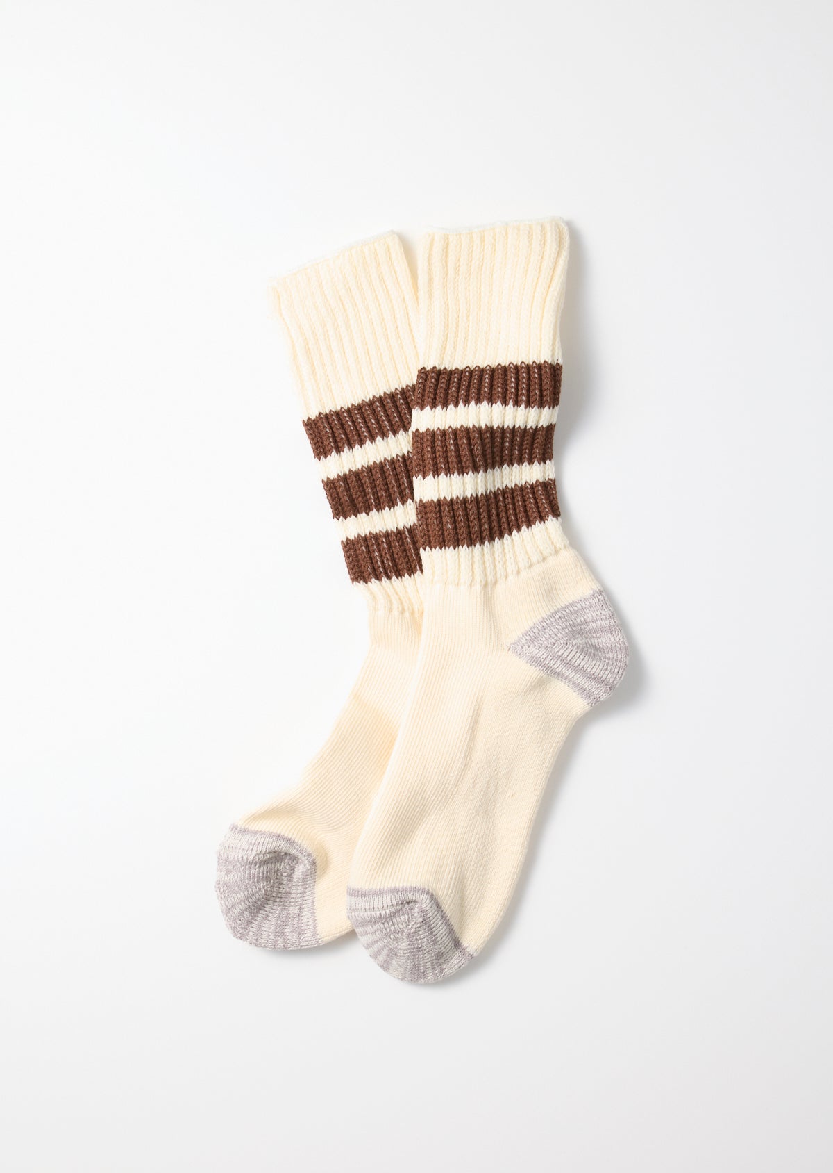 RoToTo COARSE RIBBED OLDSCHOOL CREW SOCKS