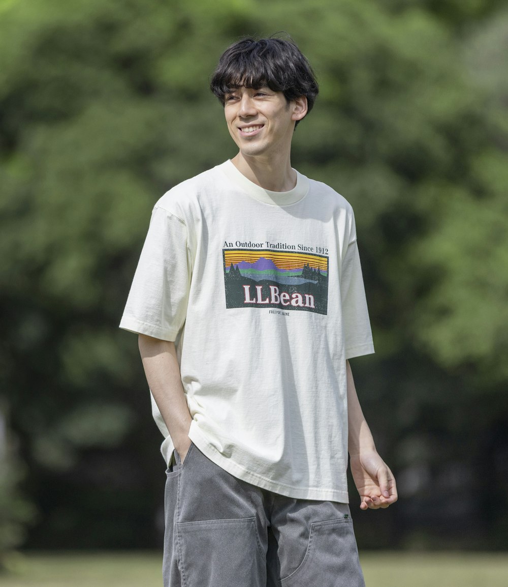 L.L.Bean JAPAN EDITION Morrill Short-Sleeve Katahdin Logo Tee