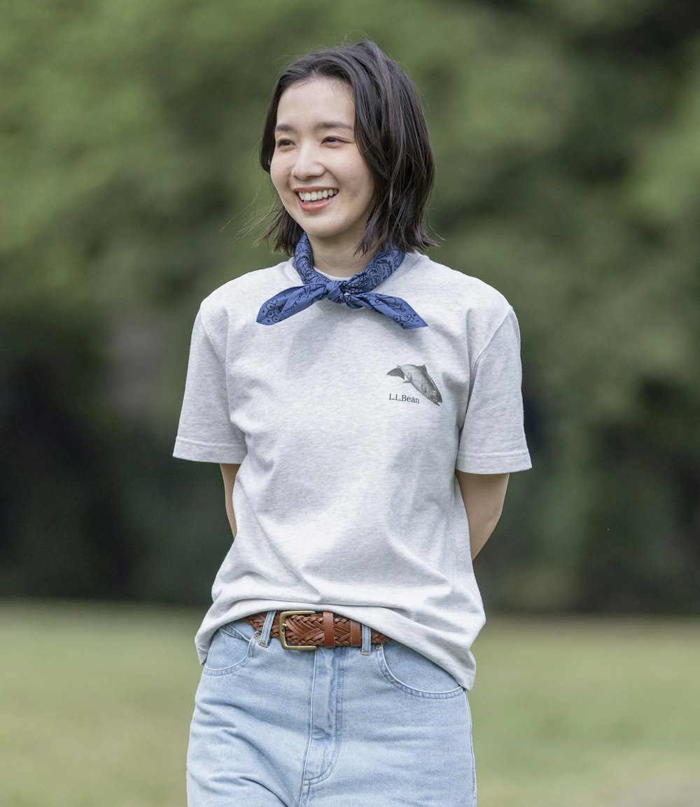L.L.Bean JAPAN EDITION Women's Bean's 1980 Short-Sleeve Catalog Trout Tee