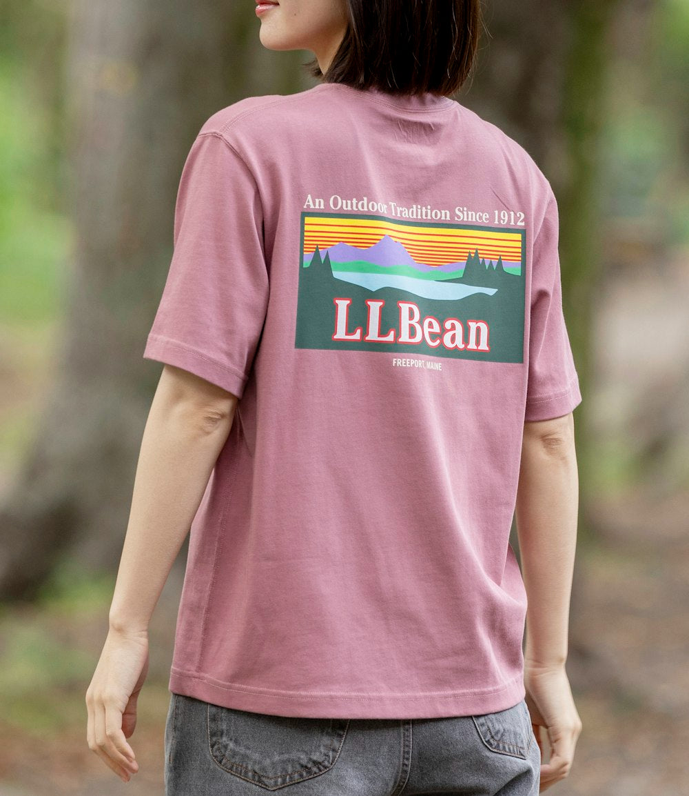 L.L.Bean JAPAN EDITION Women's Morrill Back Katahdin Short-Sleeve Tee