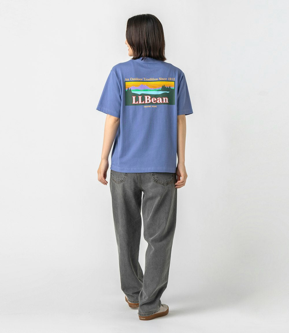 L.L.Bean JAPAN EDITION Women's Morrill Back Katahdin Short-Sleeve Tee