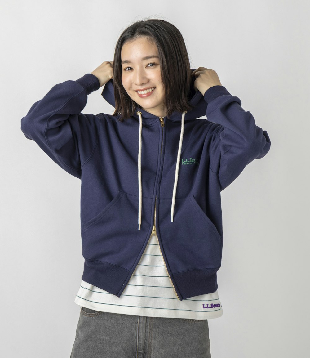 L.L.Bean JAPAN EDITION Women's Portage Full-Zip Hooded Sweatshirt