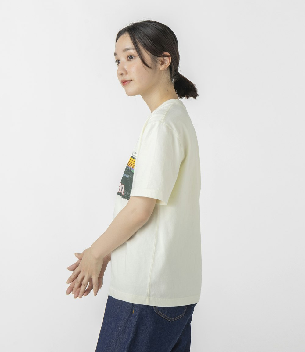 L.L.Bean JAPAN EDITION Women's Morrill Short-Sleeve Katahdin Logo Tee