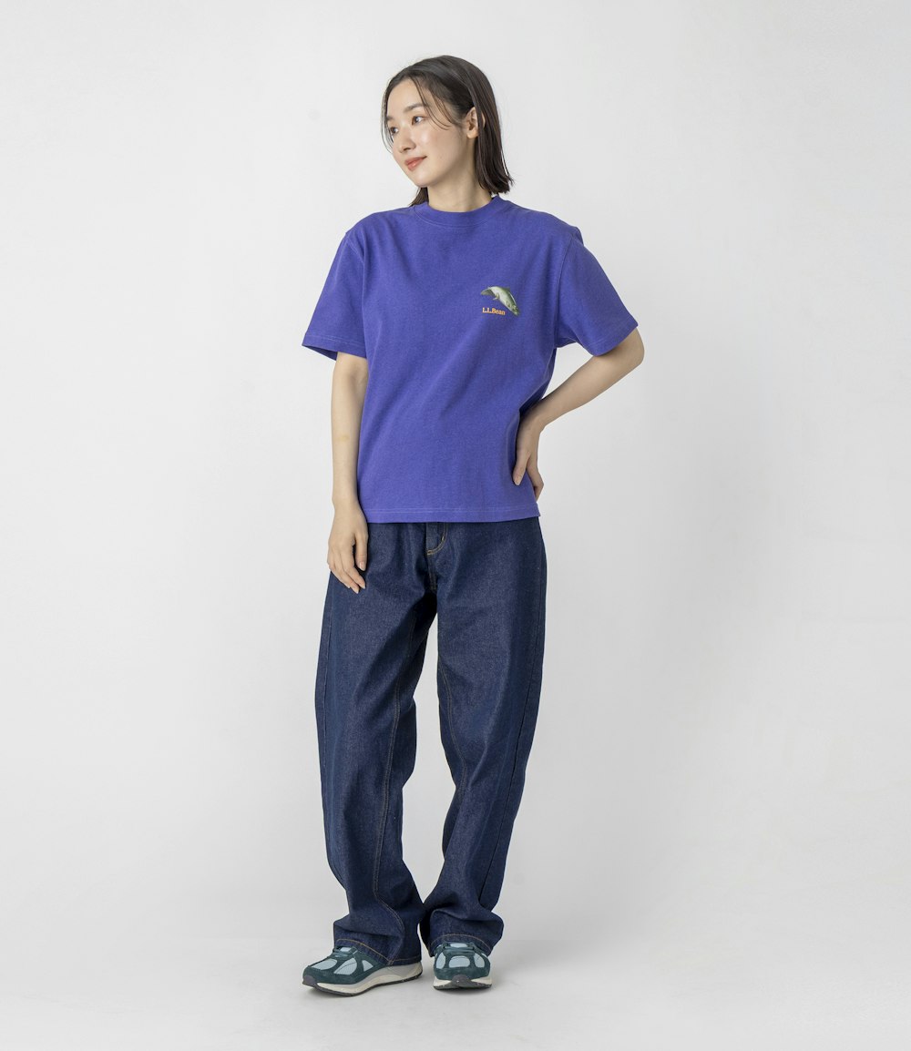 L.L.Bean JAPAN EDITION Women's Bean's 1980 Short-Sleeve Catalog Trout Tee