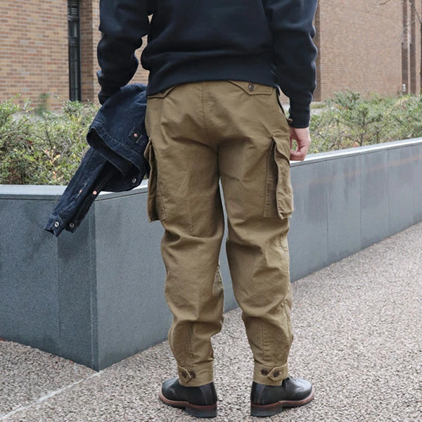 FREEWHEELERS GROUND CREW TROUSERS MILITARY MOLESKIN