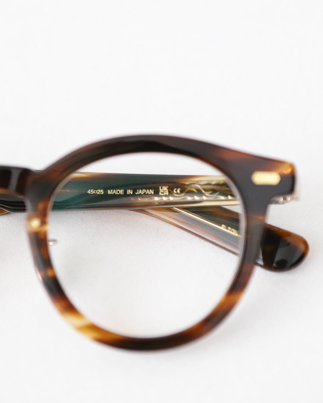 YELLOWS PLUS ELTON EYEGLASS FRAME Amber Mix/Gold