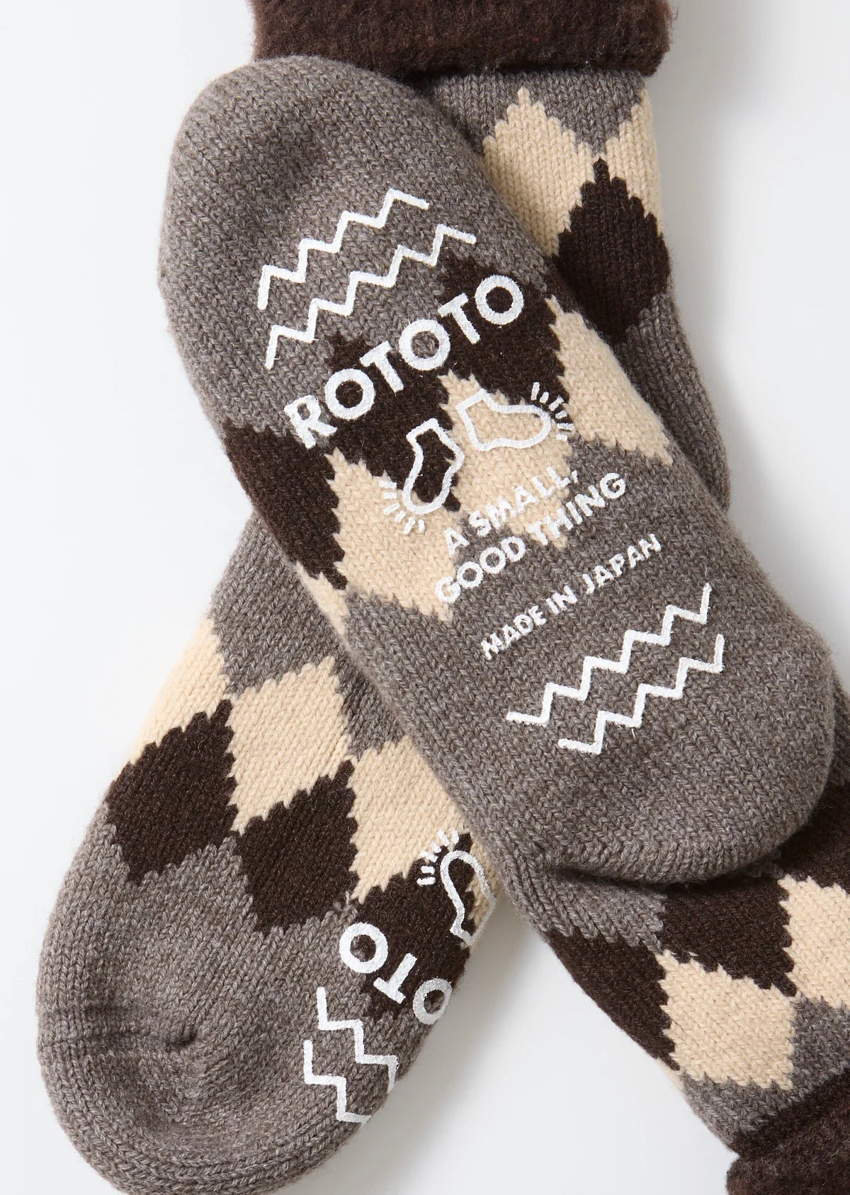 RoToTo COMFY ROOM SOCKS "DIAMOND"