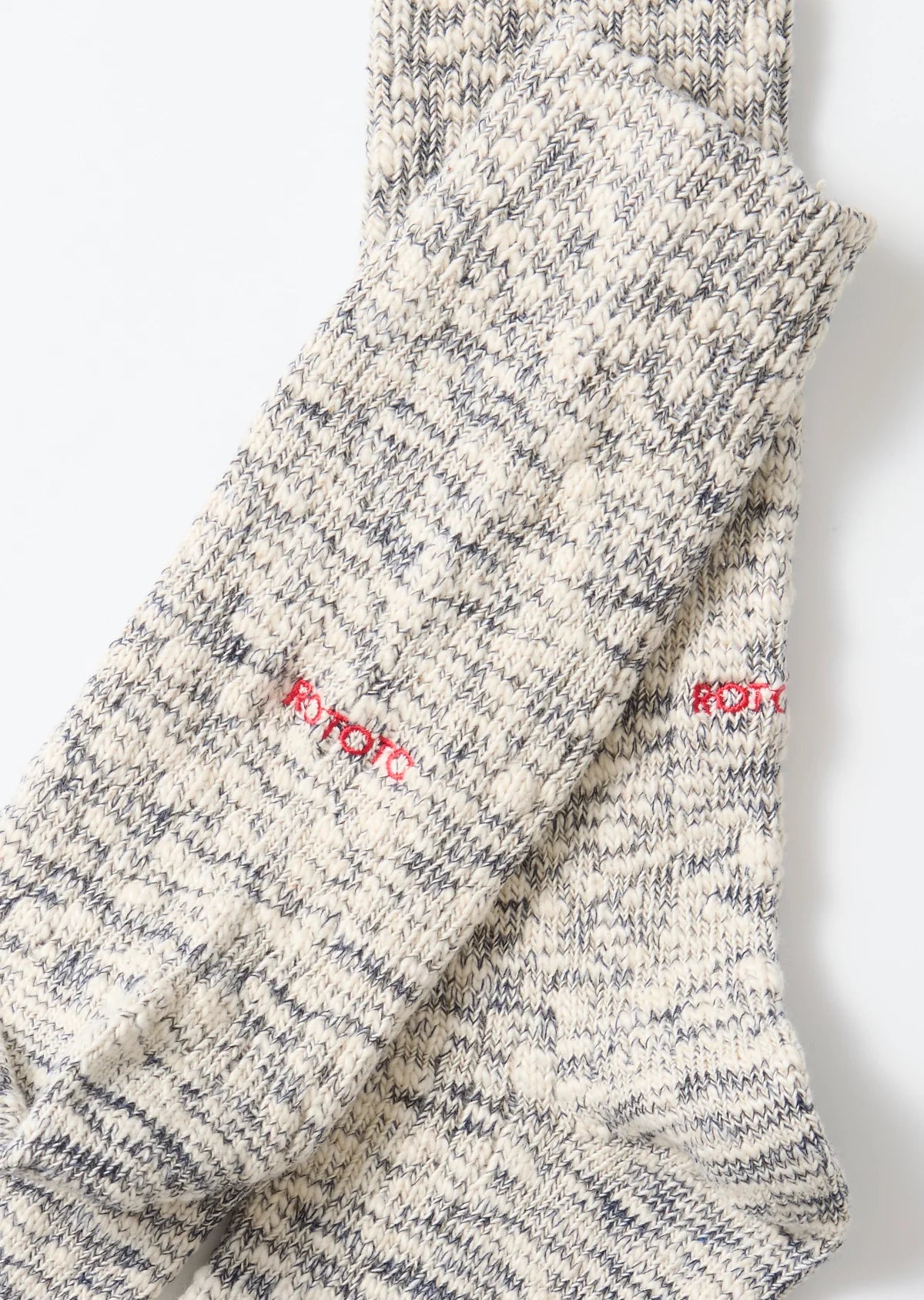 RoToTo ORGANIC COTTON SLUB CREW SOCKS