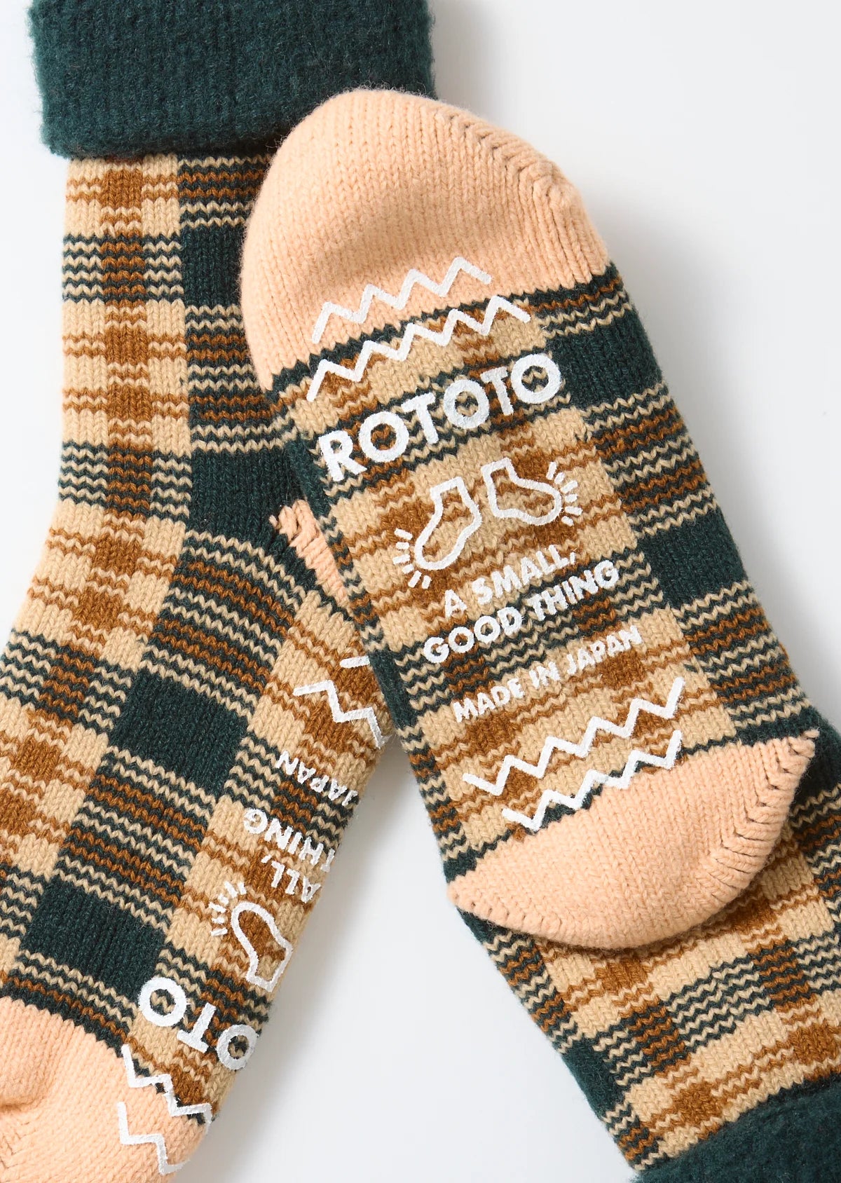 RoToTo COMFY ROOM SOCKS "CHECK"