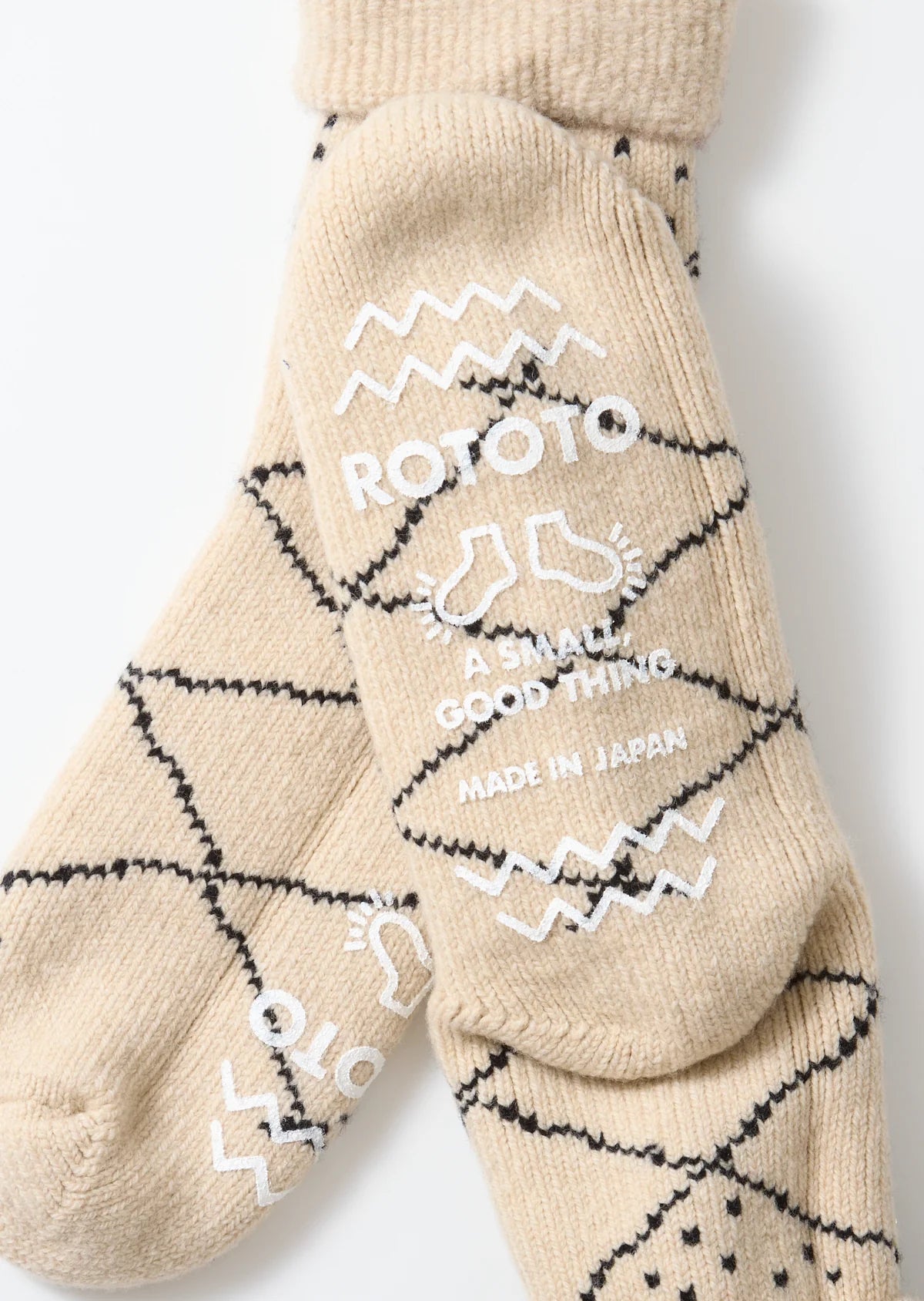 RoToTo MERINO LAMBS WOOL ROOM SOCKS ”BENIOUARAIN”