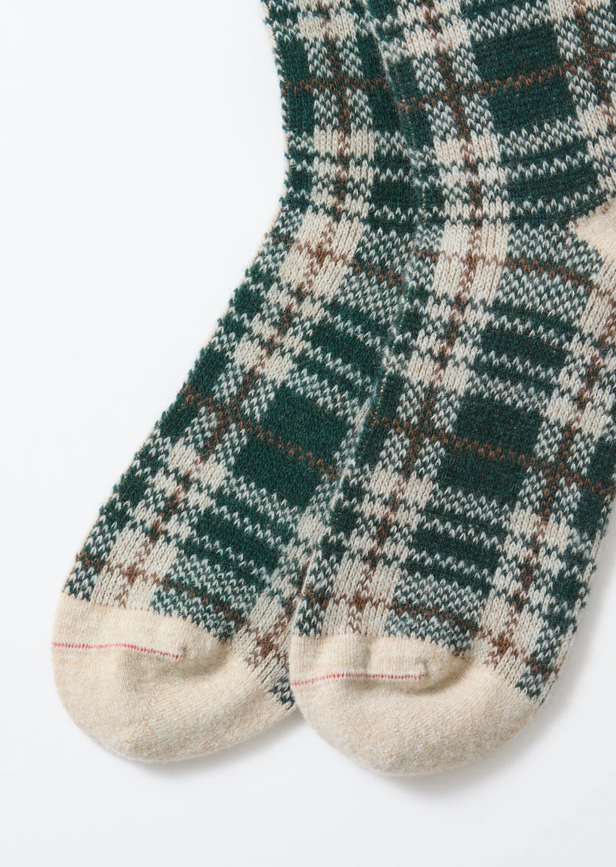 RoToTo CHECK PATTERN MERINO SOCKS