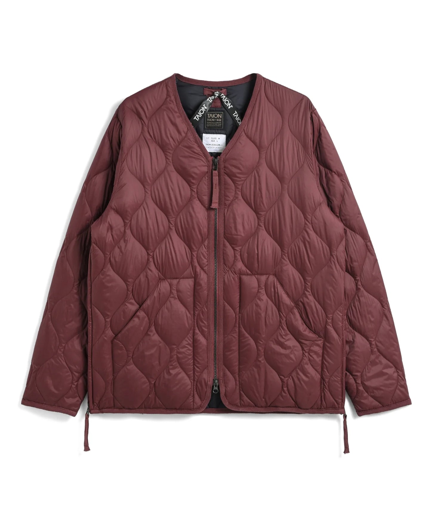 TAION MILITARY V NECK W-ZIP DOWN JKT (SOFT SHELL)