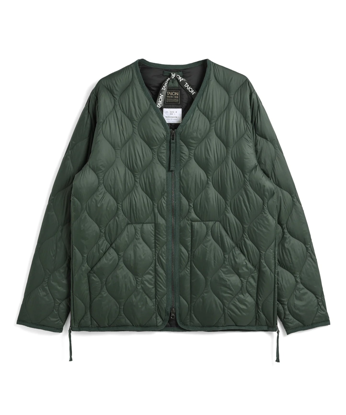 TAION MILITARY V NECK W-ZIP DOWN JKT (SOFT SHELL)