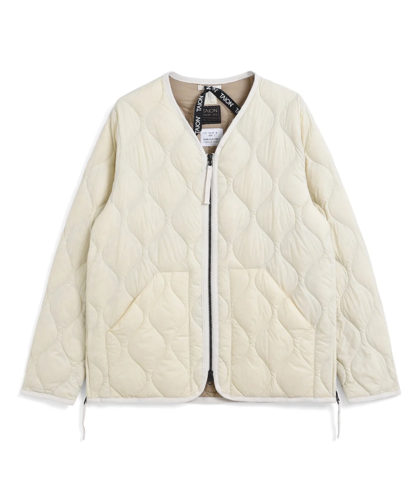 TAION MILITARY V NECK W-ZIP DOWN JKT (SOFT SHELL)