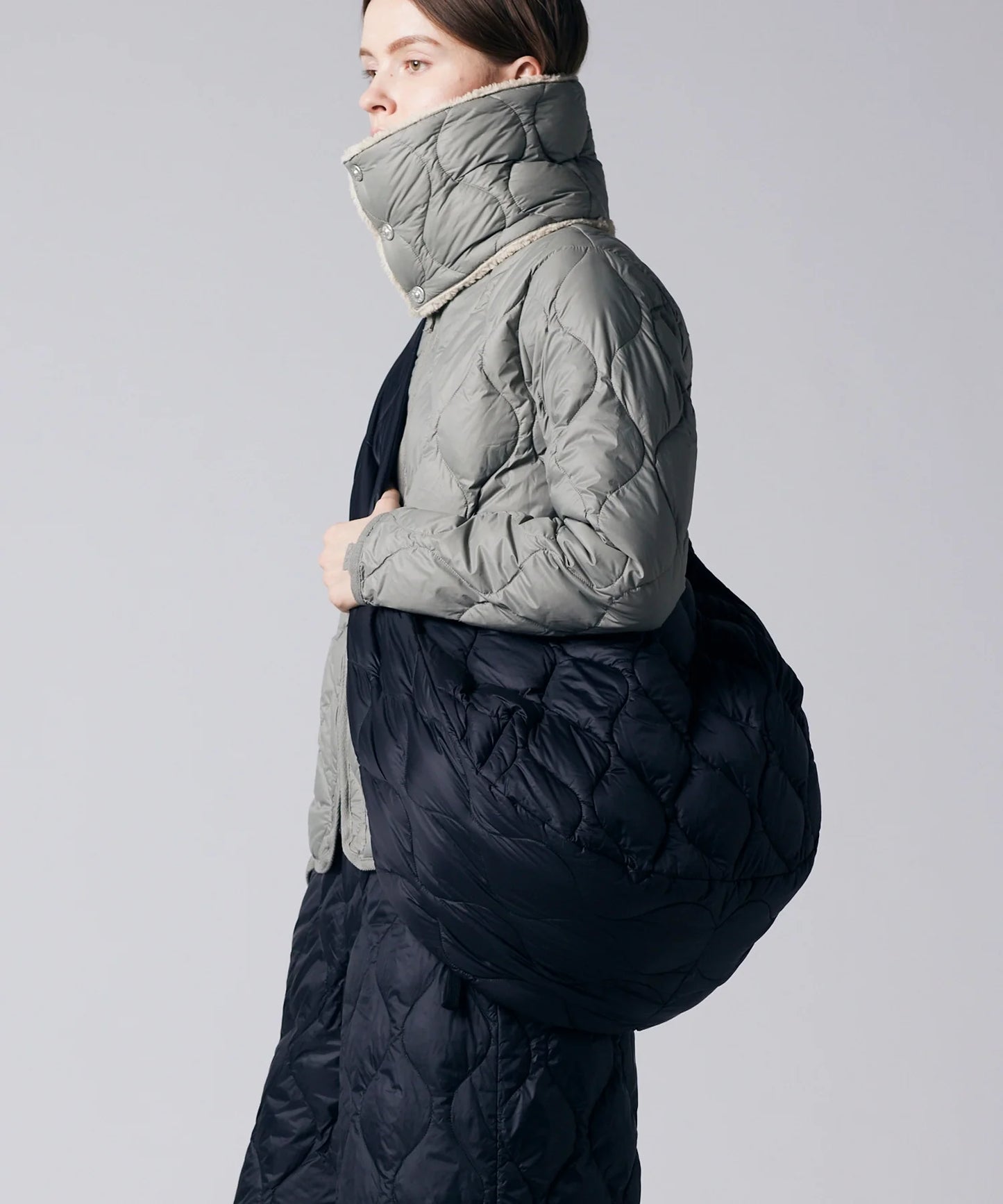 TAION MILITARY BANANA SHOULDER DOWN BAG L