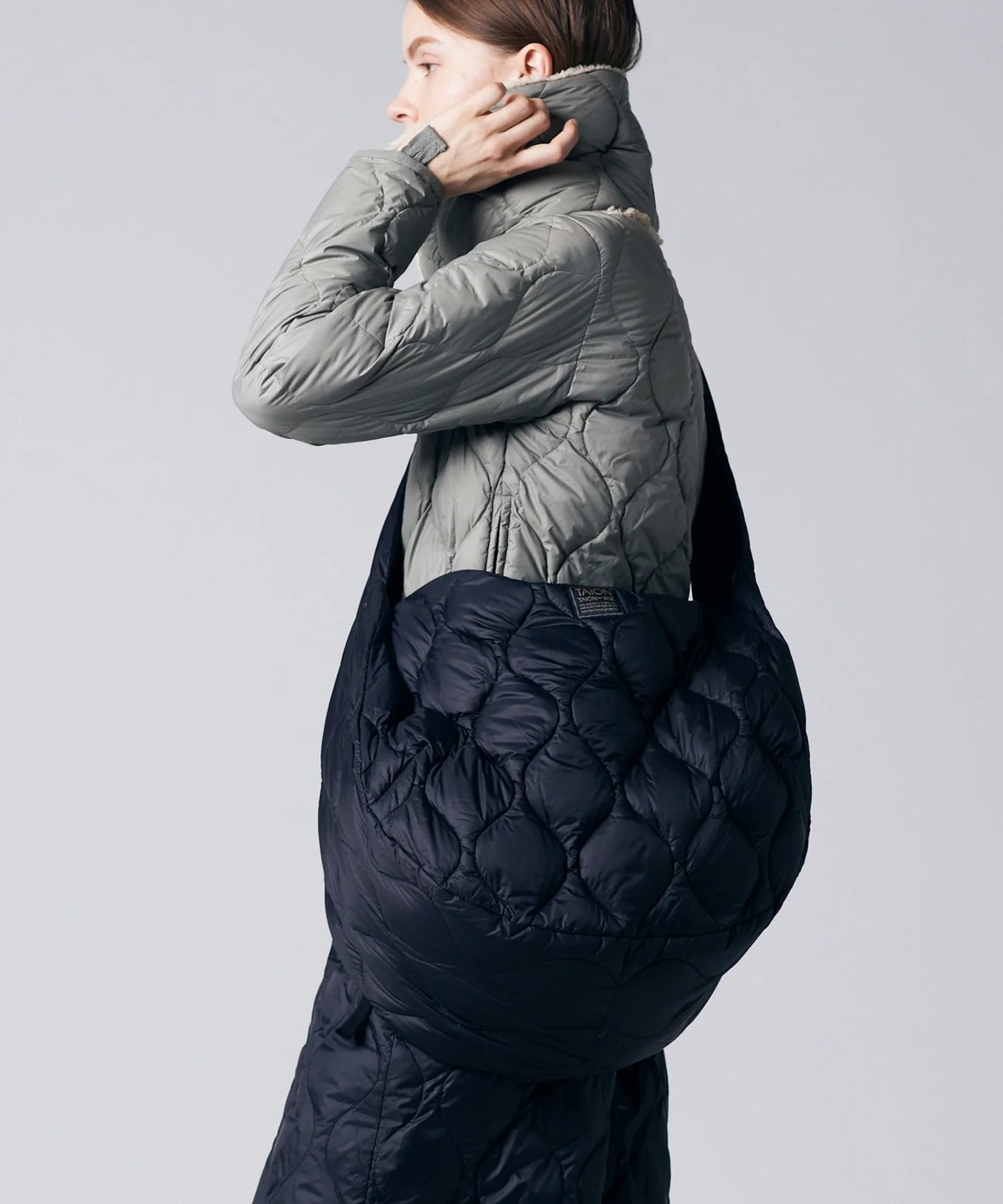 TAION MILITARY BANANA SHOULDER DOWN BAG L