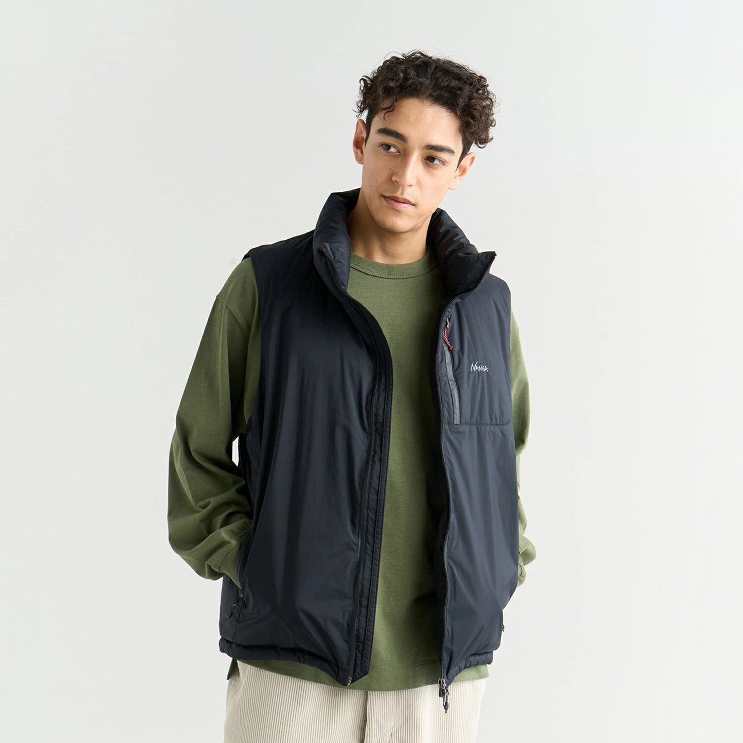 NANGA AURORA TEX STAND COLLAR DOWN VEST