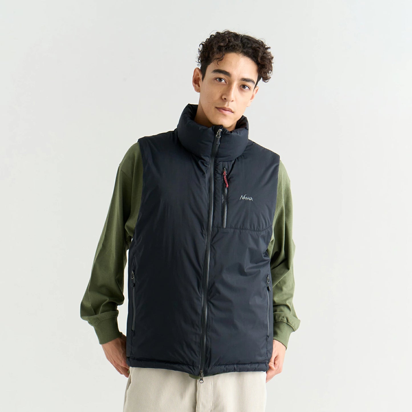 NANGA AURORA TEX STAND COLLAR DOWN VEST