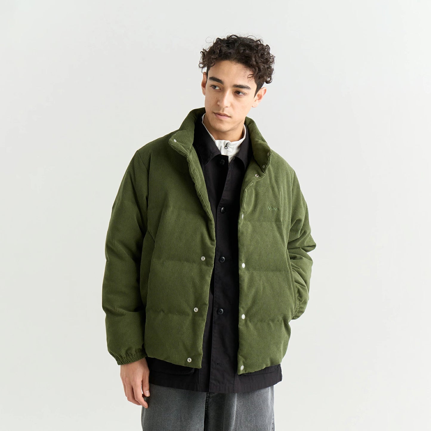 NANGA CORDUROY DOWN JACKET