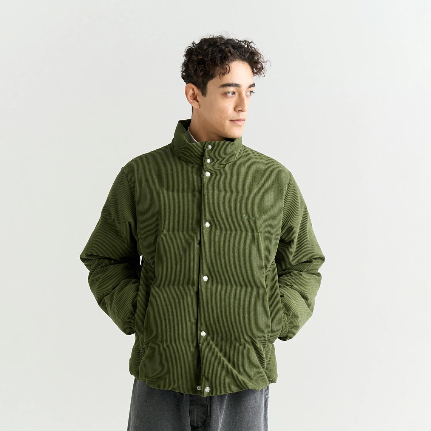 NANGA CORDUROY DOWN JACKET