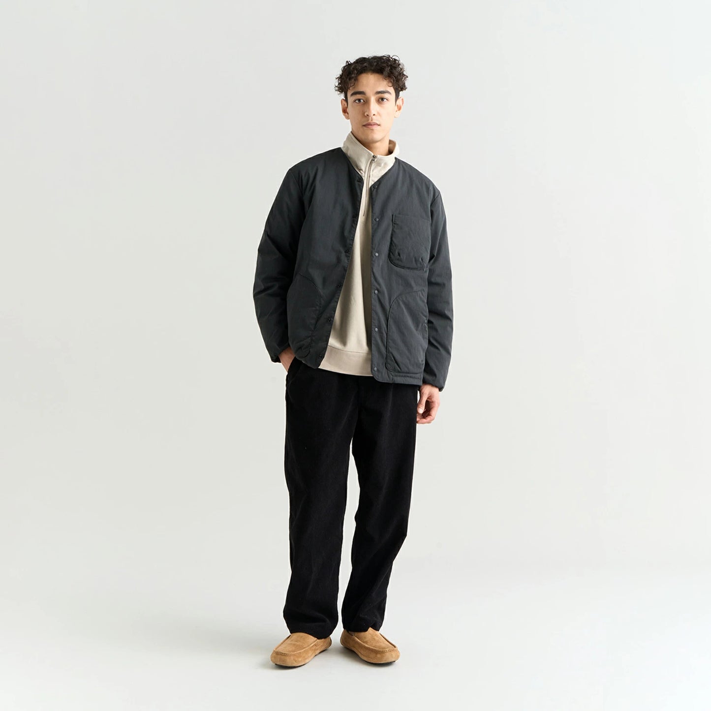 NANGA HINOC RIPSTOP INNER DOWN CARDIGAN