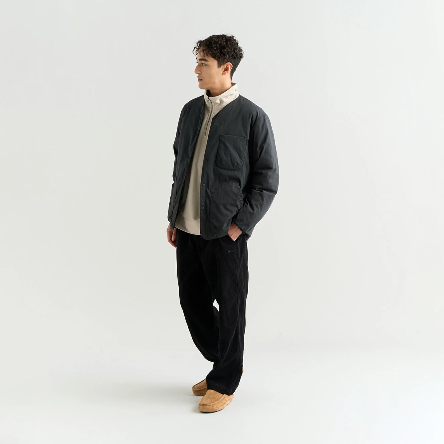 NANGA HINOC RIPSTOP INNER DOWN CARDIGAN