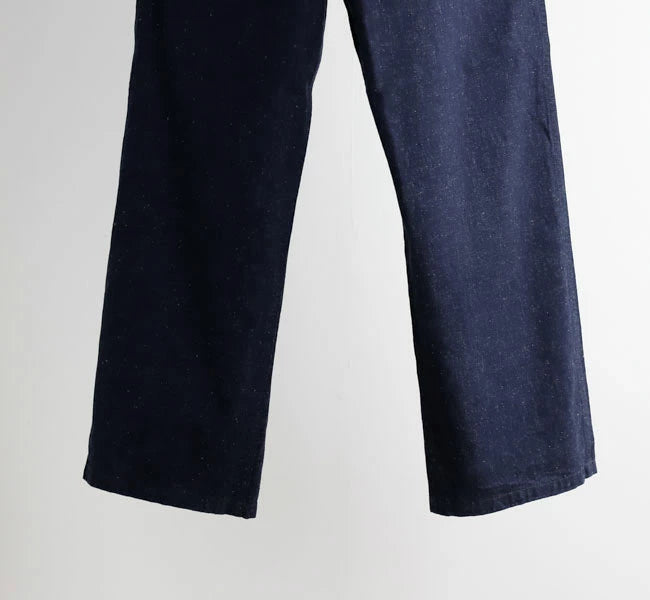 orSlow WIDE FIT US NAVY DENIM UTILITY PANTS ONE WASH