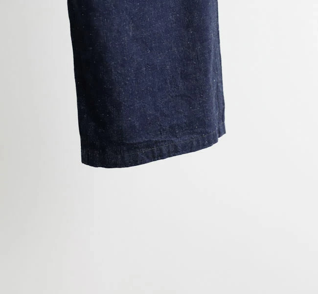 orSlow WIDE FIT US NAVY DENIM UTILITY PANTS ONE WASH