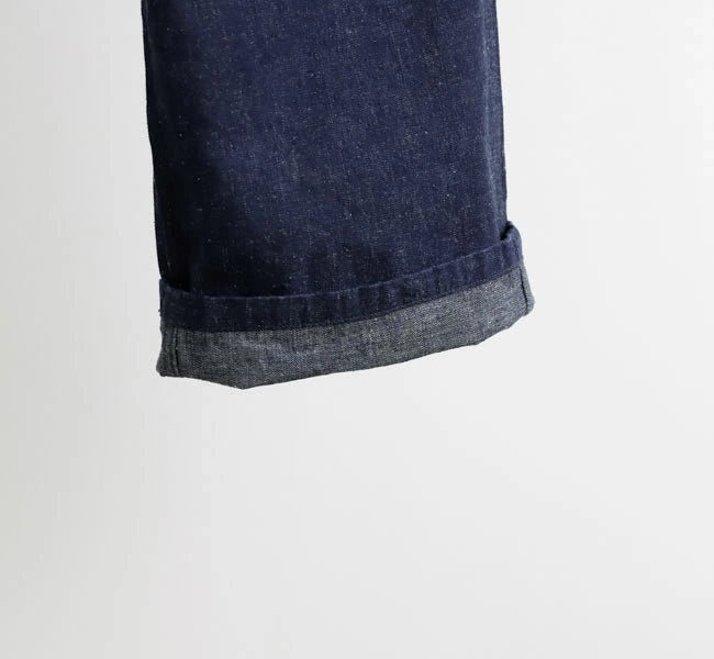 orSlow WIDE FIT US NAVY DENIM UTILITY PANTS ONE WASH