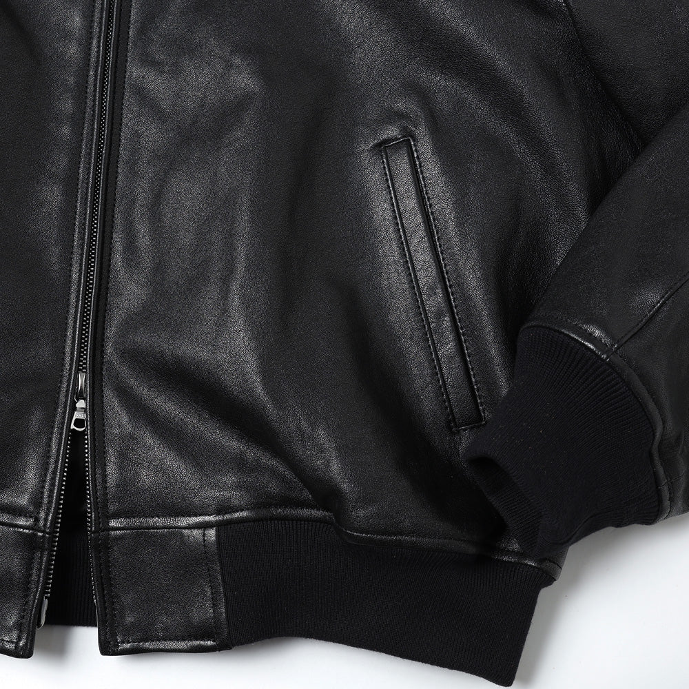 HERILL Lamb Leather Weekend Jacket – unexpected store
