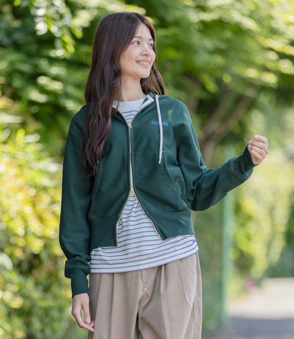 L.L.Bean JAPAN EDITION Women's Portage Full-Zip Hooded Sweatshirt