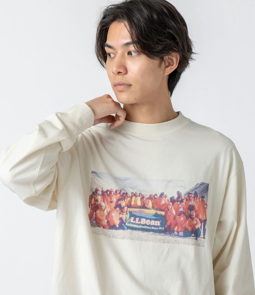 L.L.Bean JAPAN EDITION Eliot 1990 Peace Climb Long-Sleeve Tee