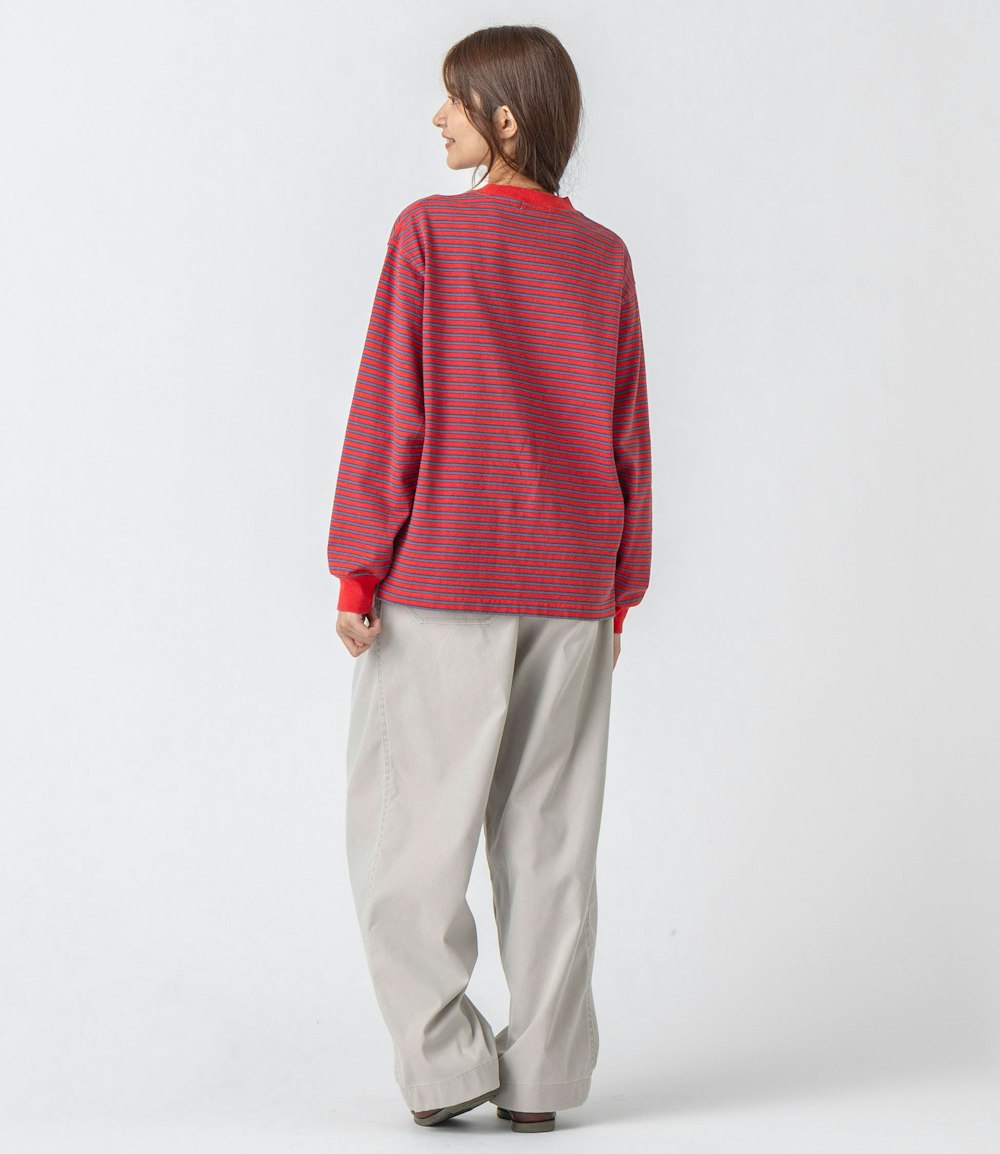 L.L.Bean JAPAN EDITION Women's Union Long-Sleeve Stripe Tee