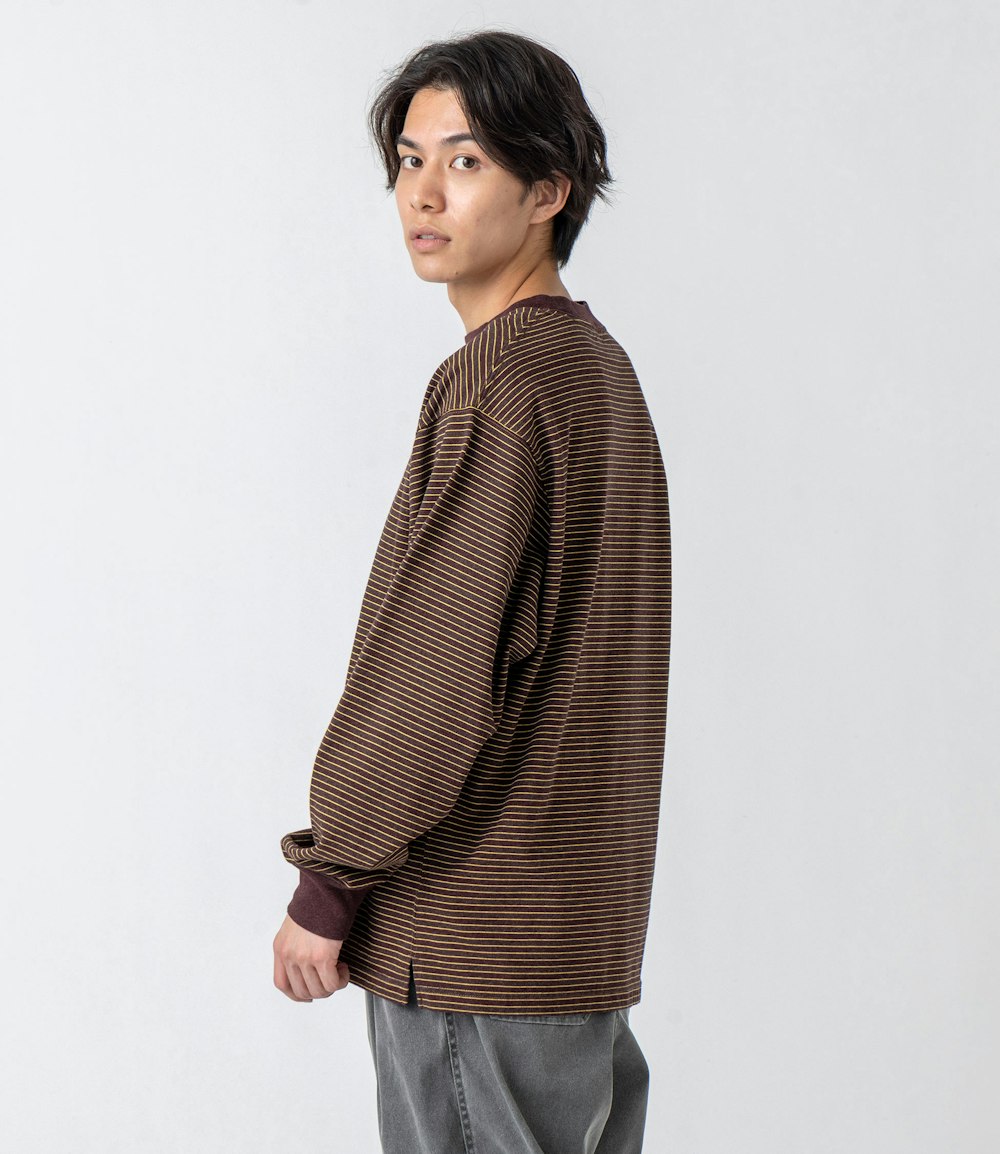 L.L.Bean JAPAN EDITION Union Long-Sleeve Stripe Tee