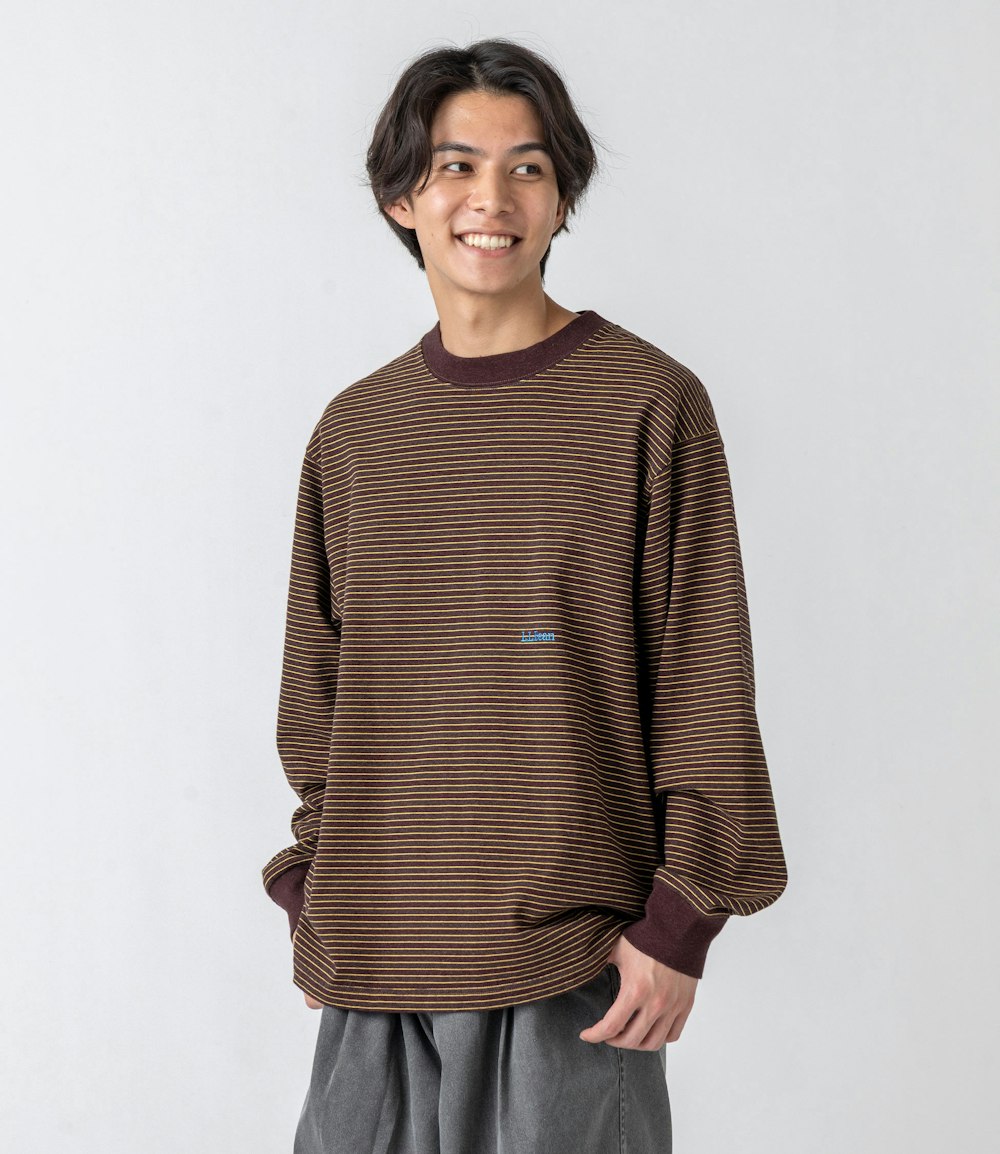 L.L.Bean JAPAN EDITION Union Long-Sleeve Stripe Tee