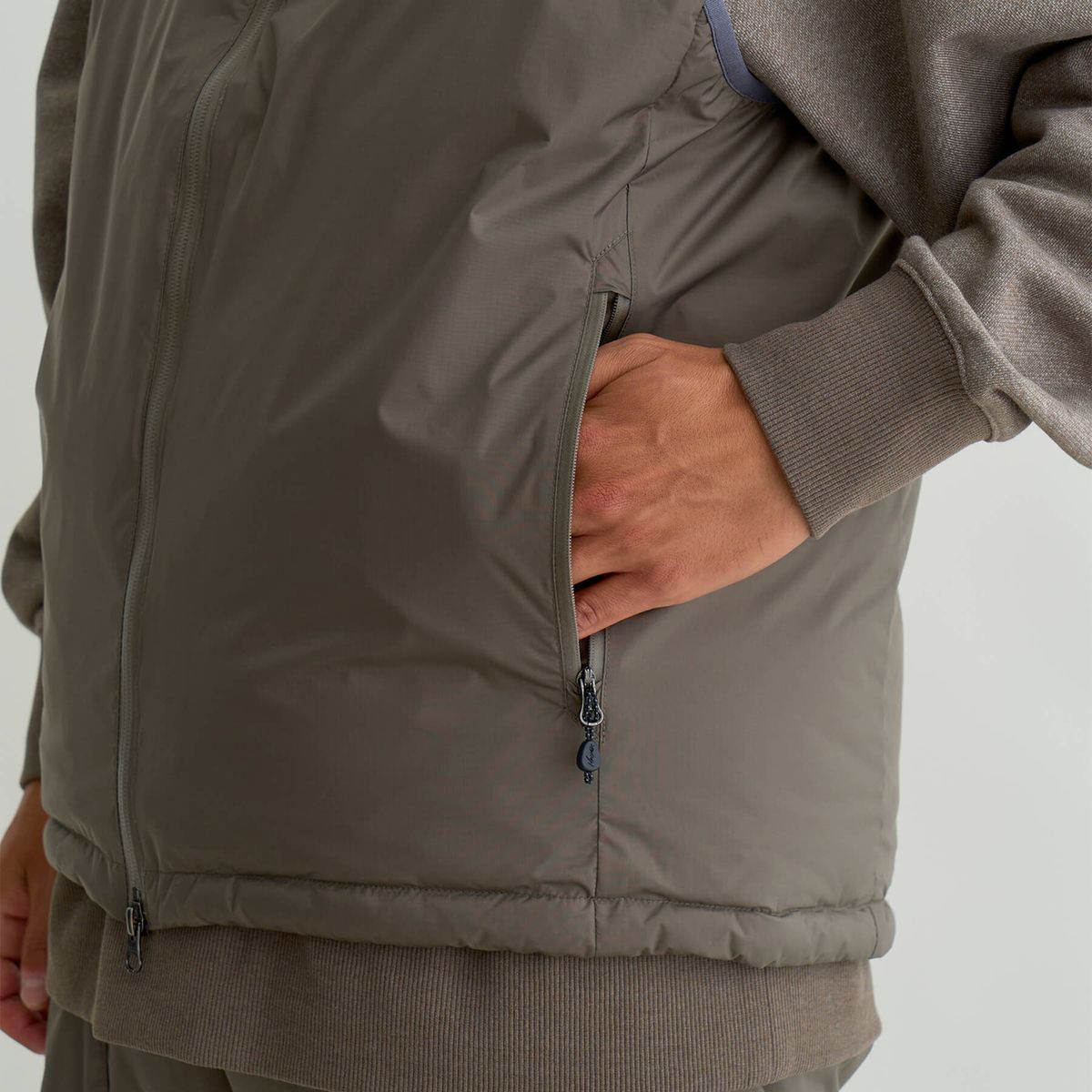 NANGA AURORA TEX STAND COLLAR DOWN VEST