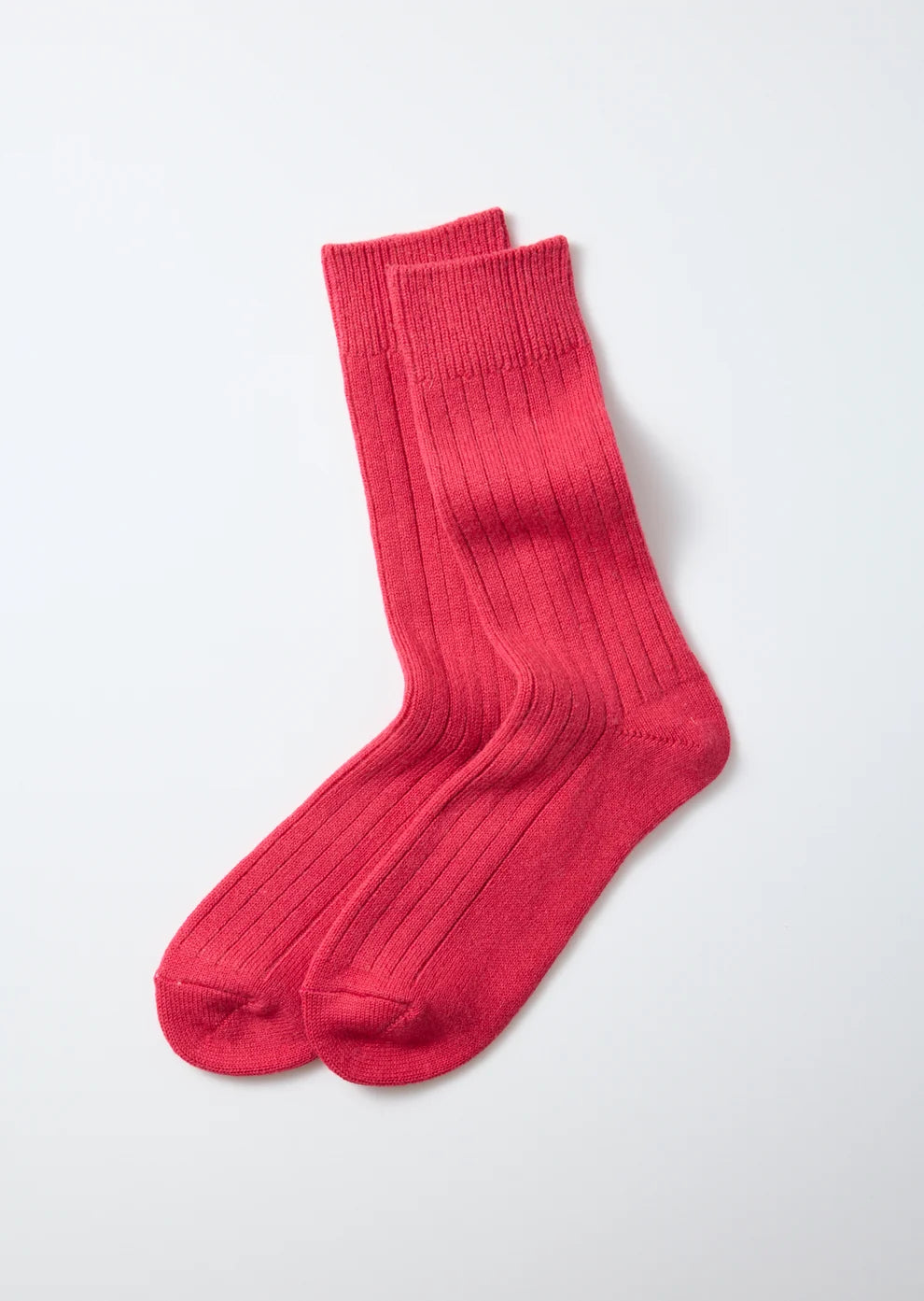 RoToTo COTTON WOOL RIBBED CREW SOCKS