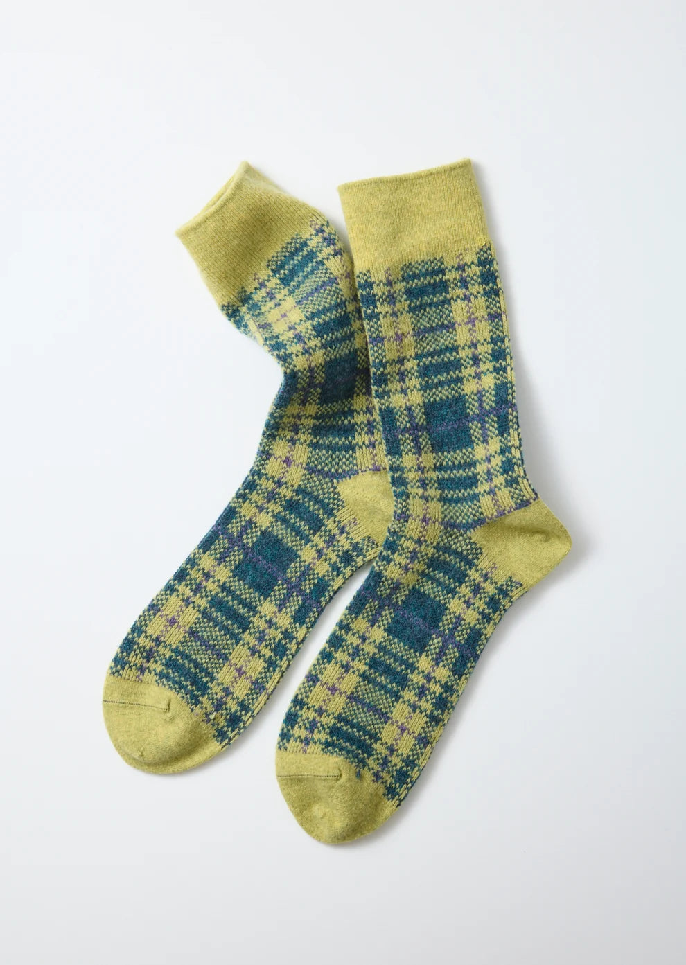RoToTo CHECK PATTERN MERINO SOCKS