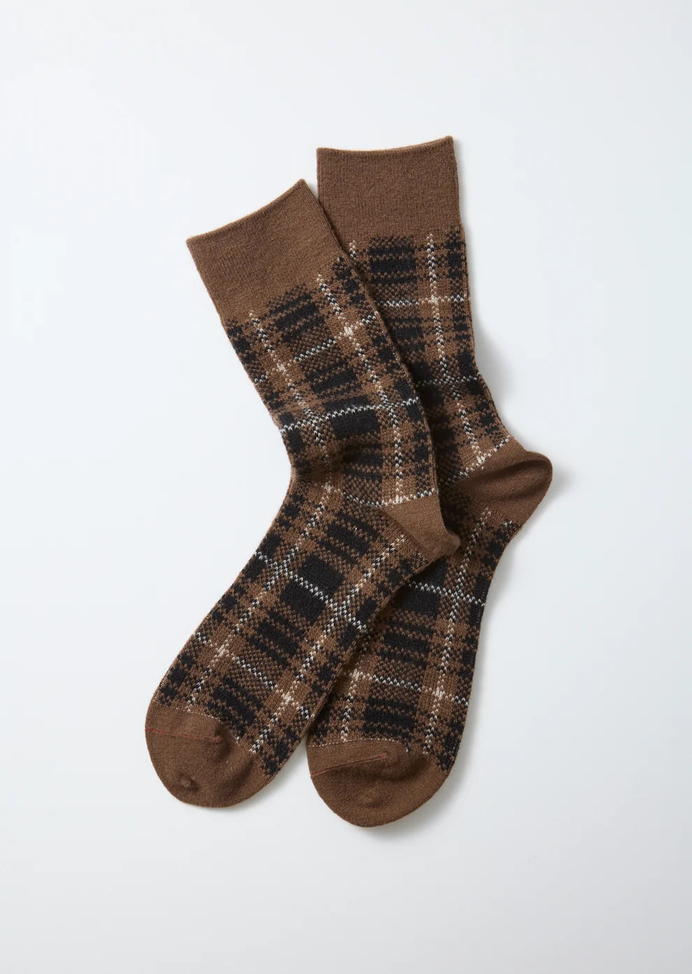 RoToTo CHECK PATTERN MERINO SOCKS