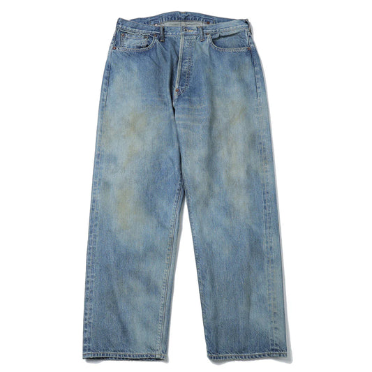 A.PRESSE No.37 Washed Wide Denim Pants (INDIGO)