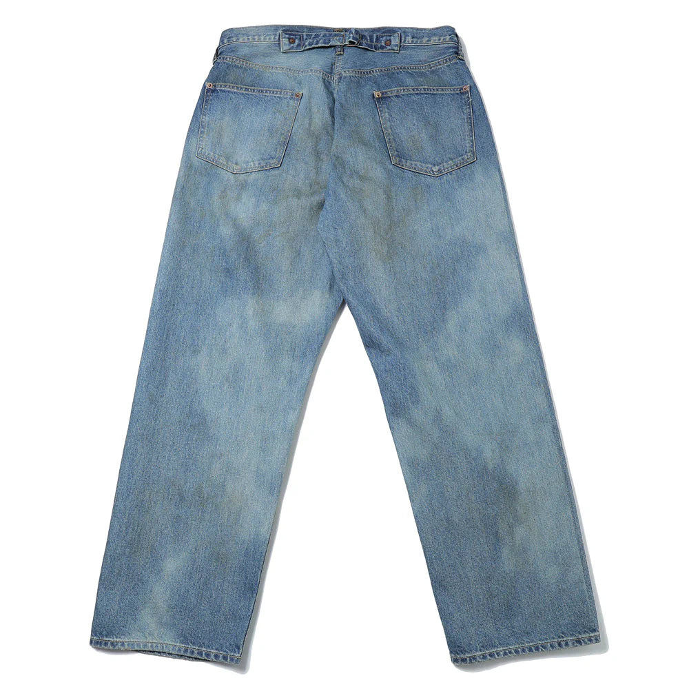 A.PRESSE No.37 Washed Wide Denim Pants (INDIGO) – unexpected store