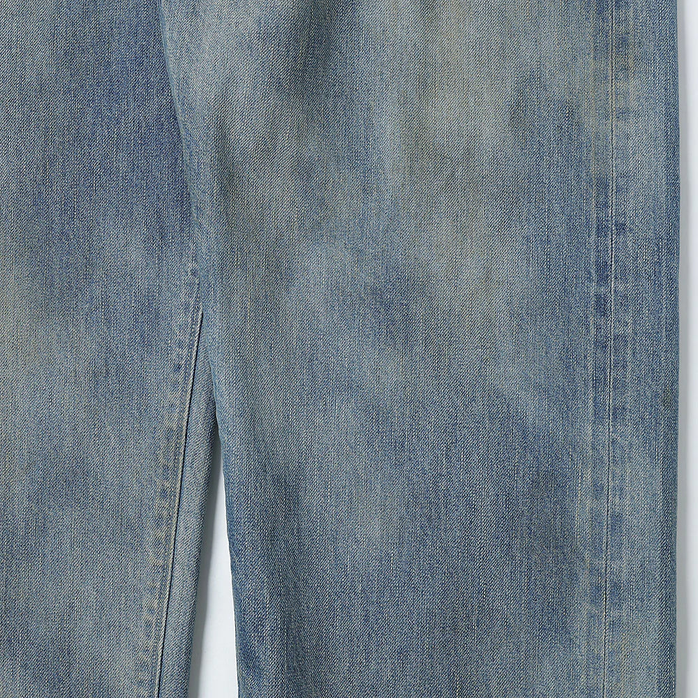 A.PRESSE No.37 Washed Wide Denim Pants (INDIGO)