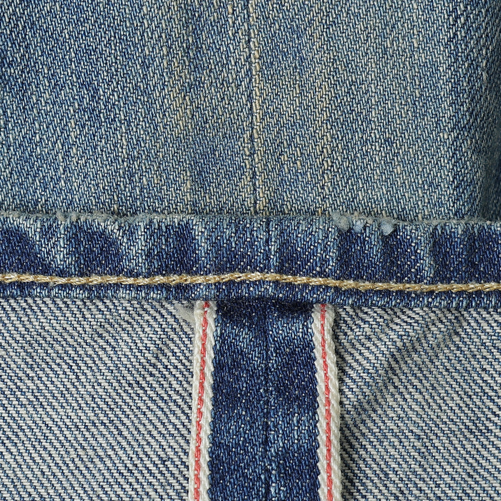 A.PRESSE No.37 Washed Wide Denim Pants (INDIGO)