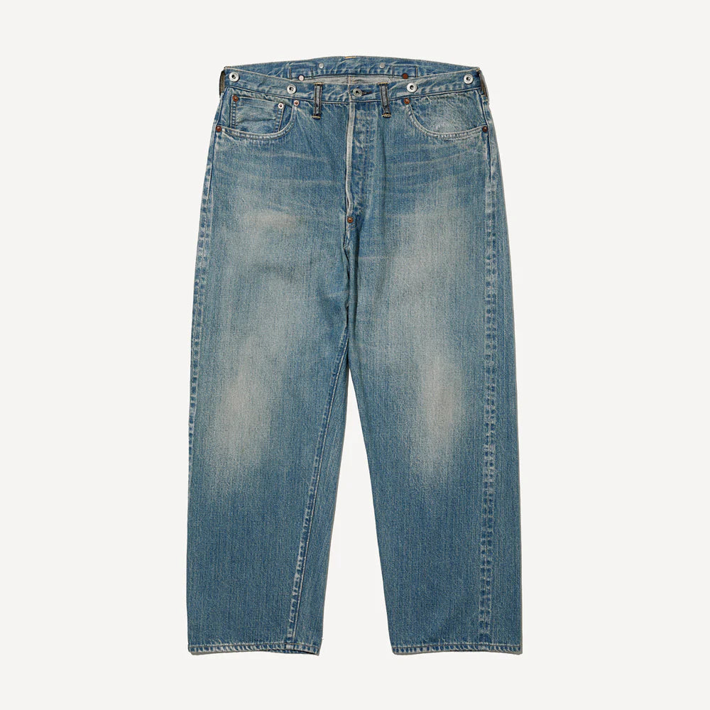 A.PRESSE No.22 Washed Wide Denim Pants