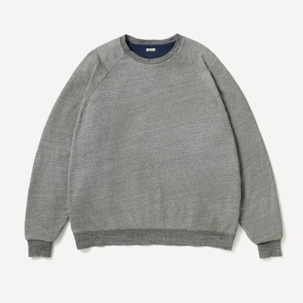 A.PRESSE Vintage Light Weight Reversible Sweatshirt