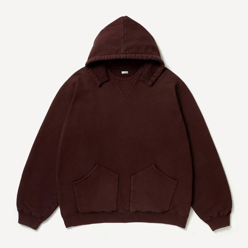 A.PRESSE Vintage Attached Hood Sweat Parka